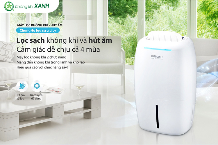 Máy lọc không khí & hút ẩm CHUNGHO Lily