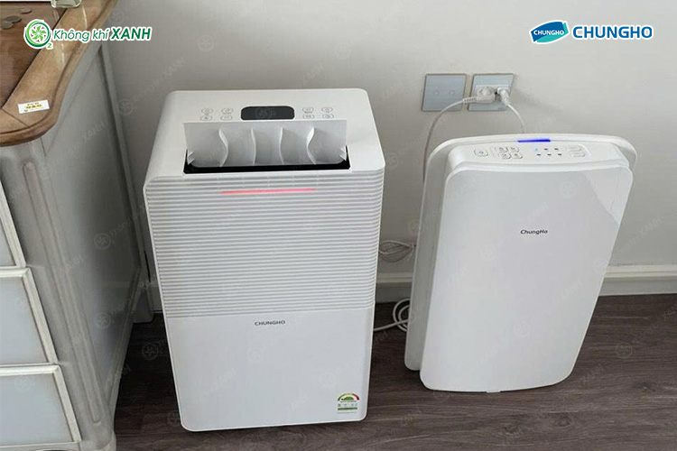 Máy lọc không khí hút ẩm ChungHo AD150 Không Khí XANH ảnh 5