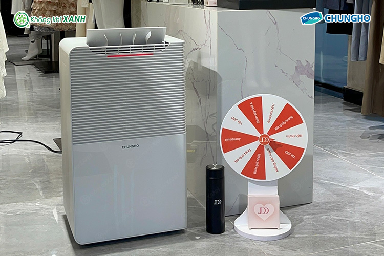 Máy lọc không khí hút ẩm ChungHo AD150 Không Khí XANH ảnh 6