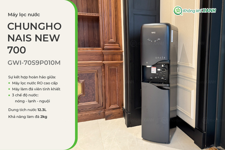 Máy Lọc Nước ChungHo Nais NEW 700 Không Khí XANH ảnh 6