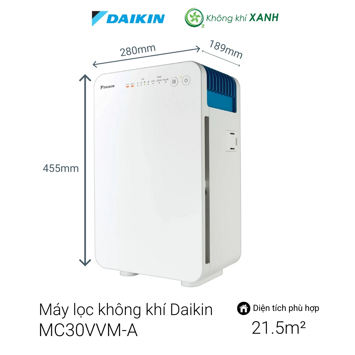 Máy lọc không khí Daikin MC30VVM-A