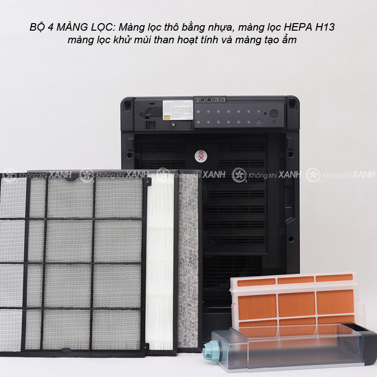 Bộ 4 màng lọc của máy lọc không khí và tạo ẩm Hitachi EP-A6000
