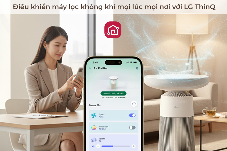 Máy lọc không khí LG AS20GSHU0 Không Khí XANH ảnh 3