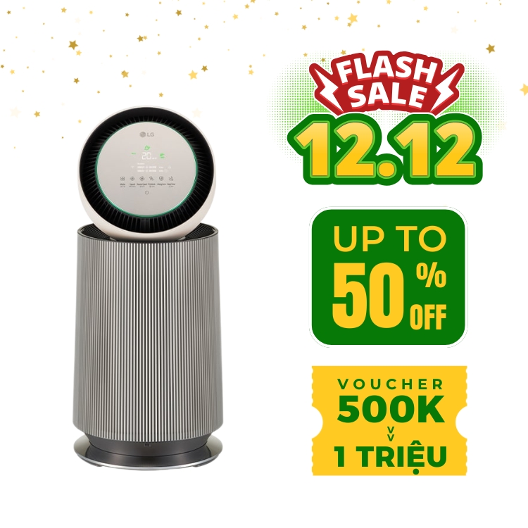 Máy lọc không khí LG Puricare 360 Alpha PET AS65GDBY0