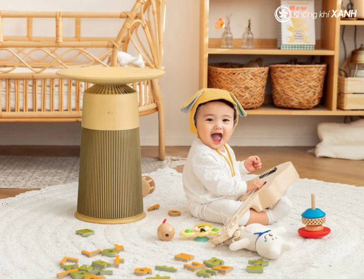 Bàn lọc không khí LG Aero Furniture không khí xanh ảnh 2