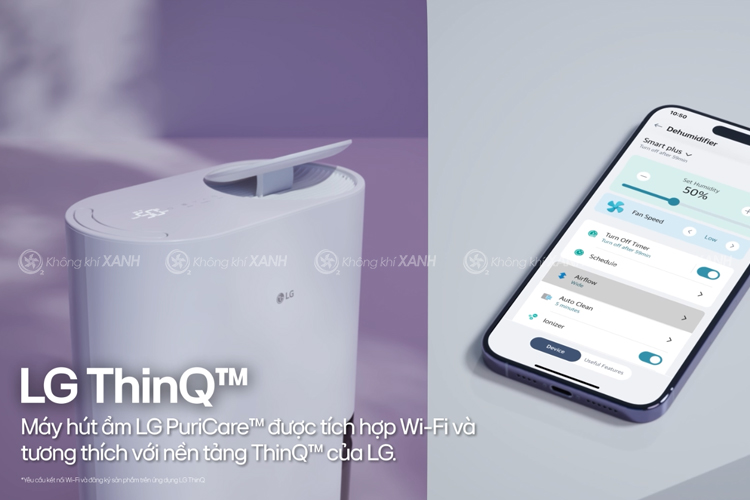 Máy hút ẩm LG 40L DD23GMWE1 Dual Inverter Mojave ảnh 4