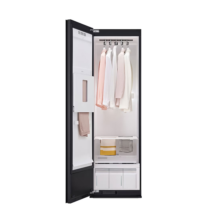 LG Styler SC5GMR80H Tủ chăm sóc quần áo thông minh 5 móc Màu gương kính đen
