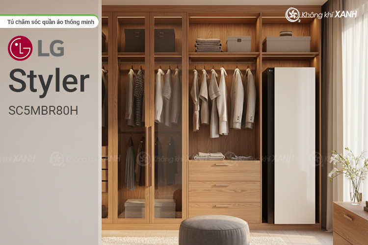 LG Styler SC5MBR80H Không Khí XANH ảnh 4