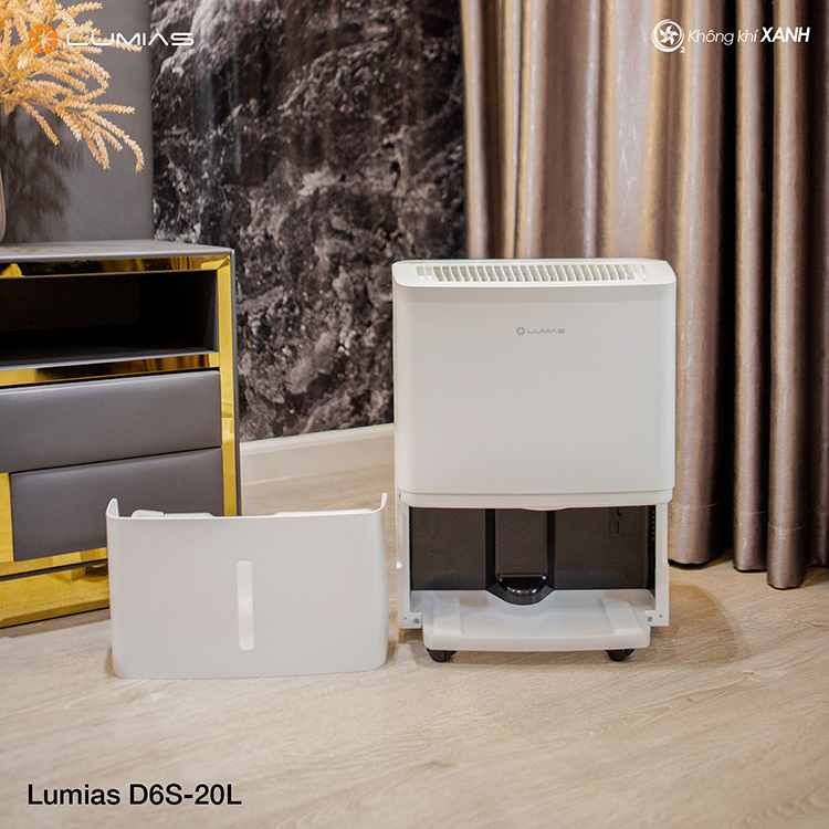 M&aacute;y h&uacute;t ẩm Lumias D6S-20L Kh&ocirc;ng Kh&iacute; XANH ảnh 10
