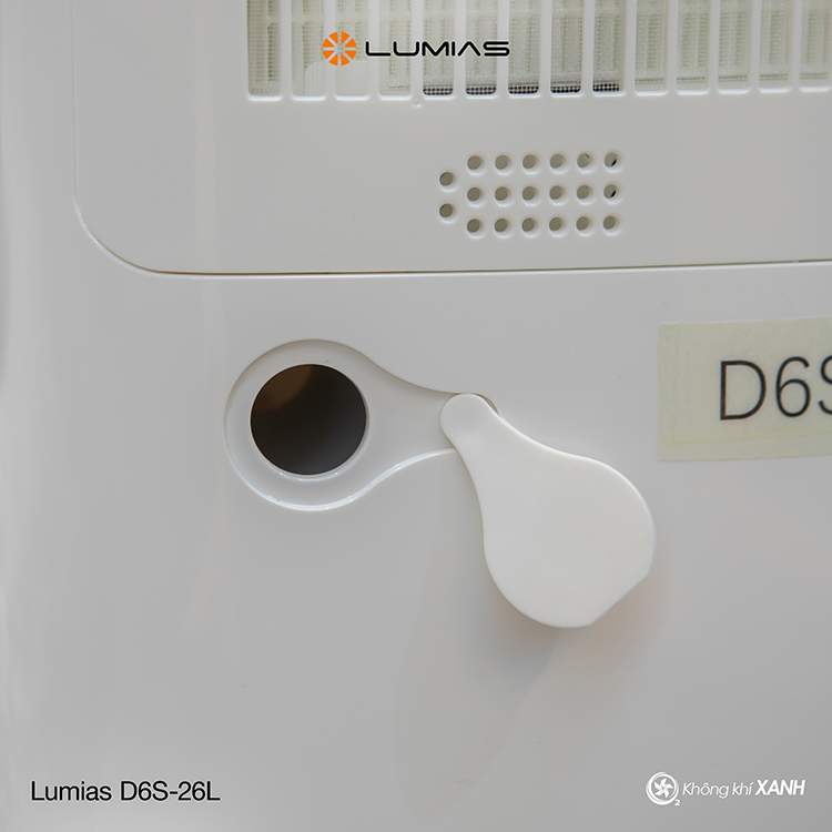 Máy hút ẩm lọc không khí Lumias D6S-26L Không Khí XANH ảnh 9