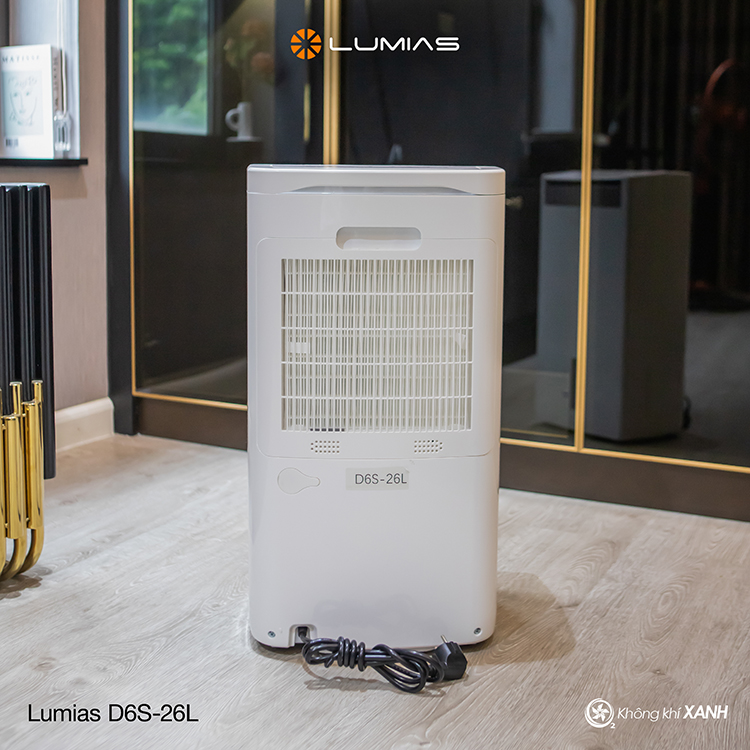 Máy hút ẩm lọc không khí Lumias D6S-26L Không Khí XANH ảnh 3