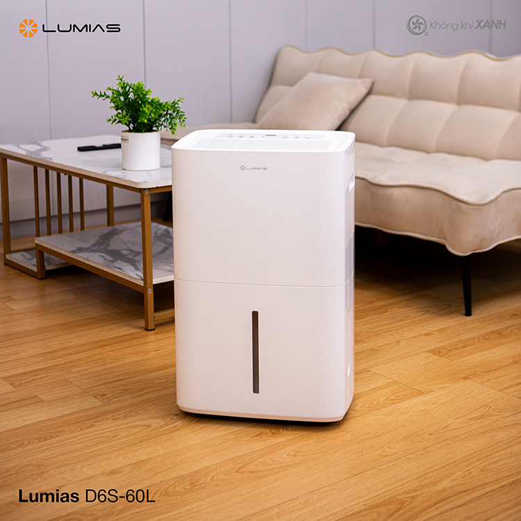 Máy hút ẩm lọc không khí Lumias D6S-60L