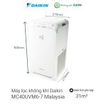 Máy lọc không khí Daikin MC40UVM6-7 Malaysia