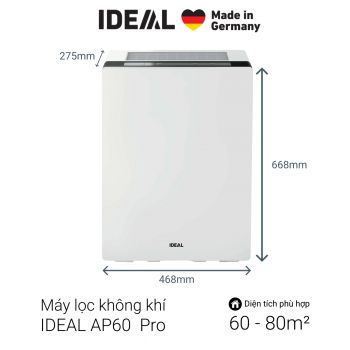 Máy lọc không khí IDEAL AP60 PRO - Made in Germany