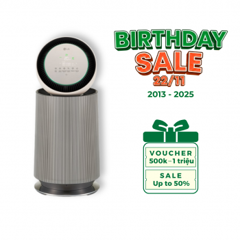 Máy lọc không khí LG Puricare 360 Alpha PET AS65GDBY0