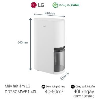 Máy hút ẩm LG 40L DD23GMWE1 Dual Inverter Mojave