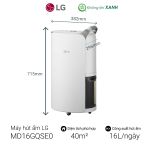 Máy hút ẩm LG Dual Inverter MD16GQSE0 16L