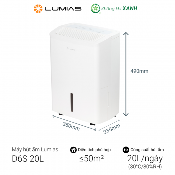 Máy hút ẩm Lumias D6S-20L